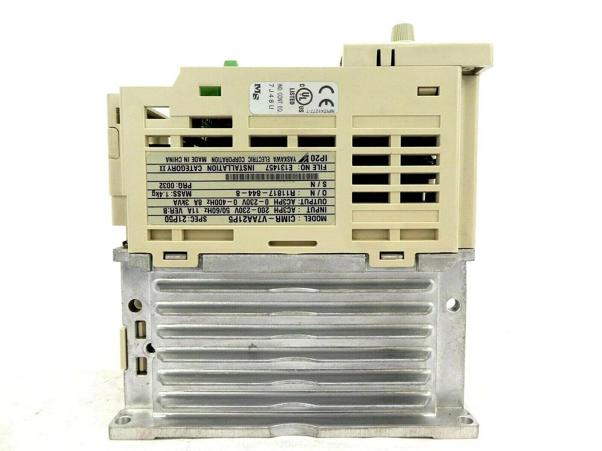 Used Yaskawa Electric CIMR-V7AA21P5 Inverter Drive VS Mini V7 No Cover Nikon NSR