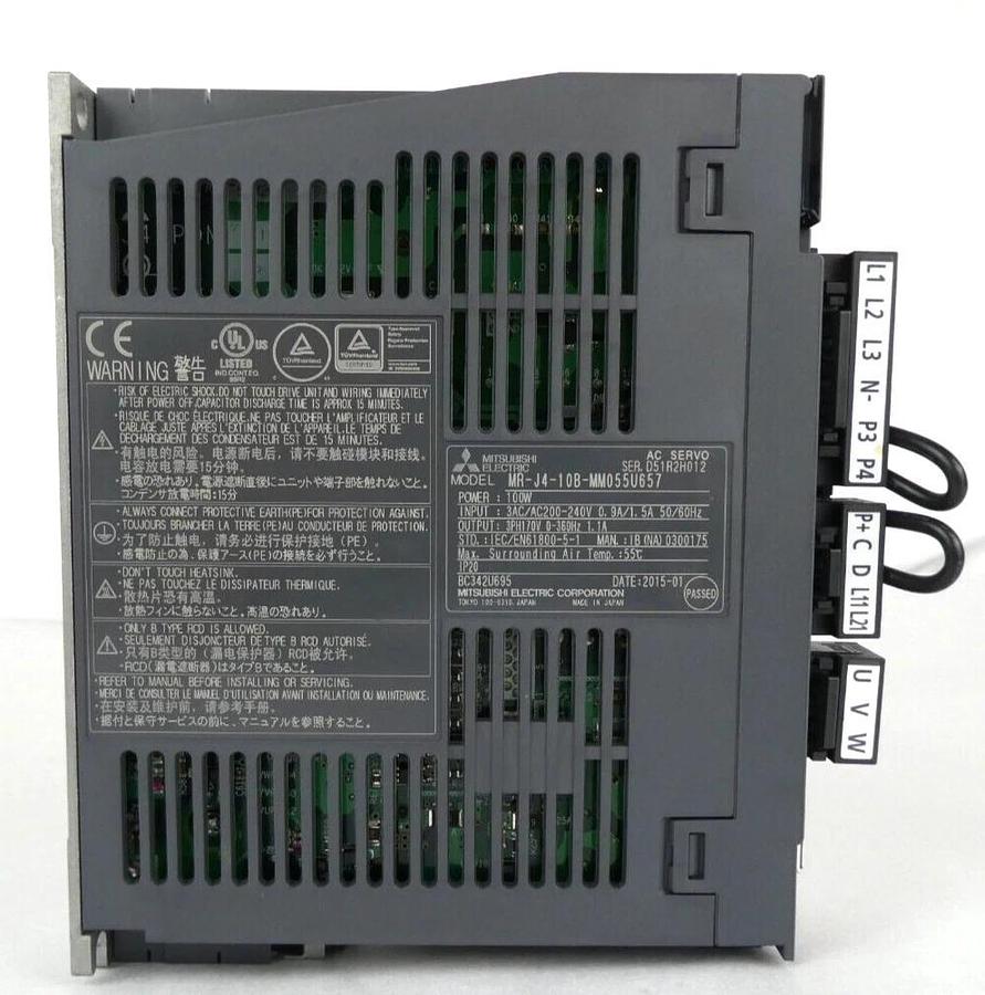 Mitsubishi Electric MR-J4-10B-MM055U657 AC Servo Driver TEL 5K80-001072-11 New