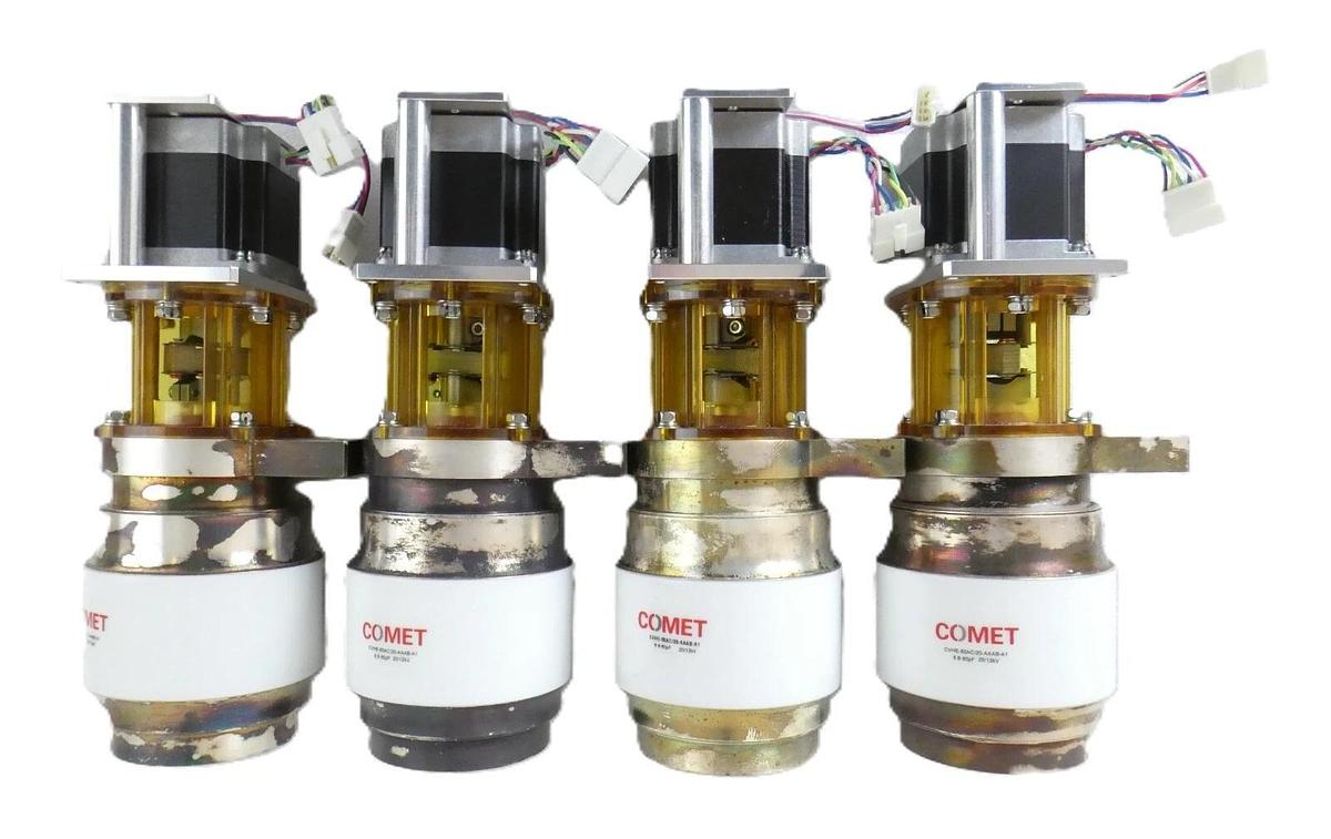 Used Comet CVHE-80AC/20-AAAB-A1 Vacuum Variable Capacitor RF Match Lot of 4 Working