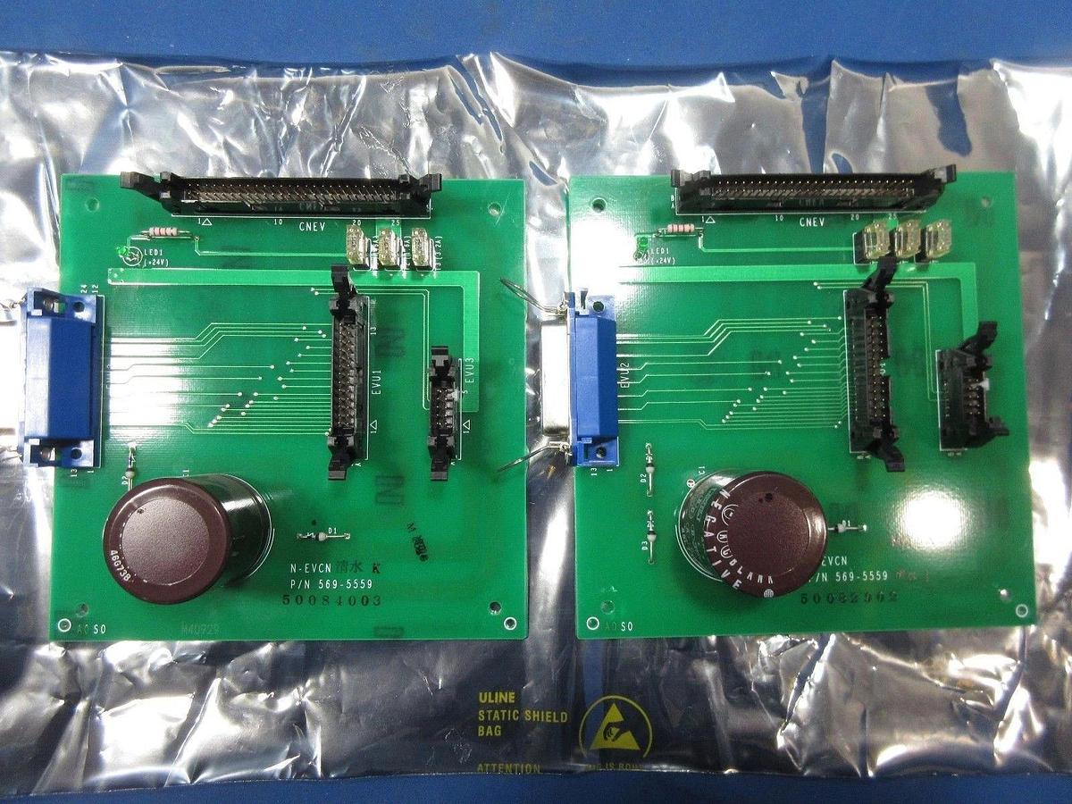Used Hitachi 569-5559 N-EVCN PCB Hitachi S-9380 SEM Lot of 2 Used Working