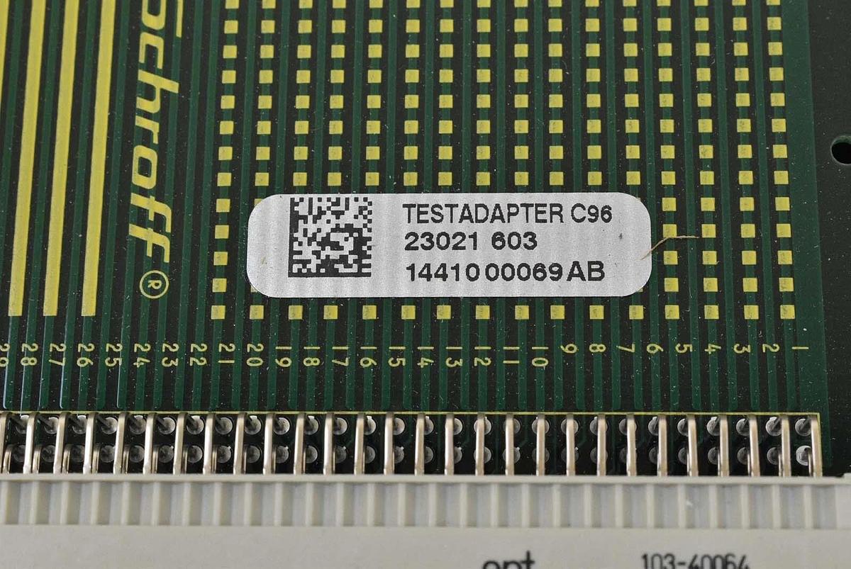Used Schroff 23021-603 Test adapter card