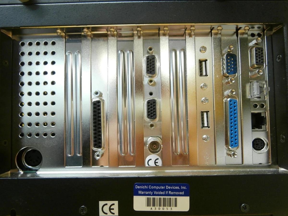 Used Denichi Computer Devices EN-6138 Industrial Computer PC 1.2GHz Cognex Working