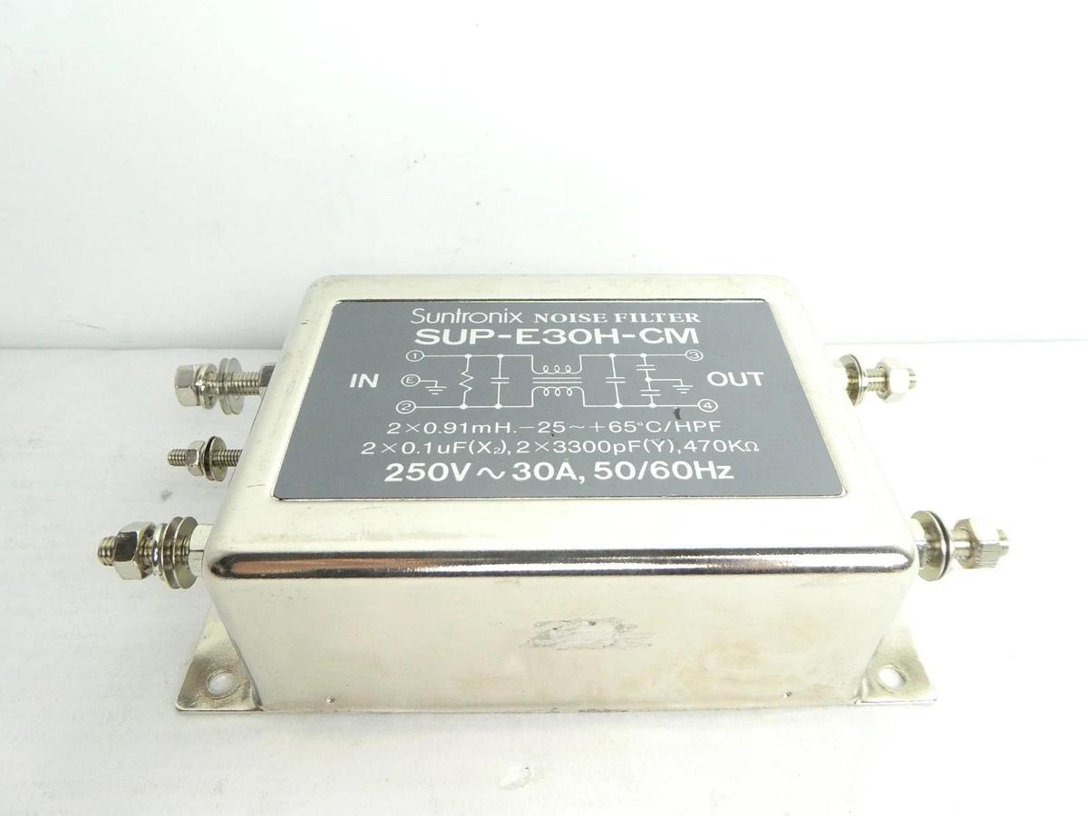 Used Fine Suntronix SUP-E30H-CM Noise Filter Reseller Lot of 12 Used Working