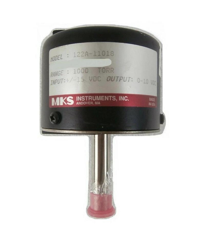 Used MKS Instruments 122A-11018 Baratron Pressure Transducer Type 122A Working