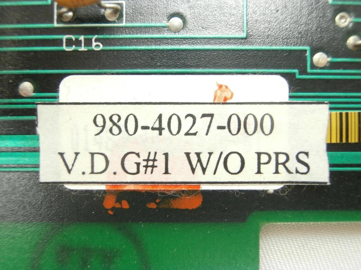 Used Kulicke & Soffa Industries 980-4027-000 V.D.G PCB Card 1483-4027-1 Working Spare