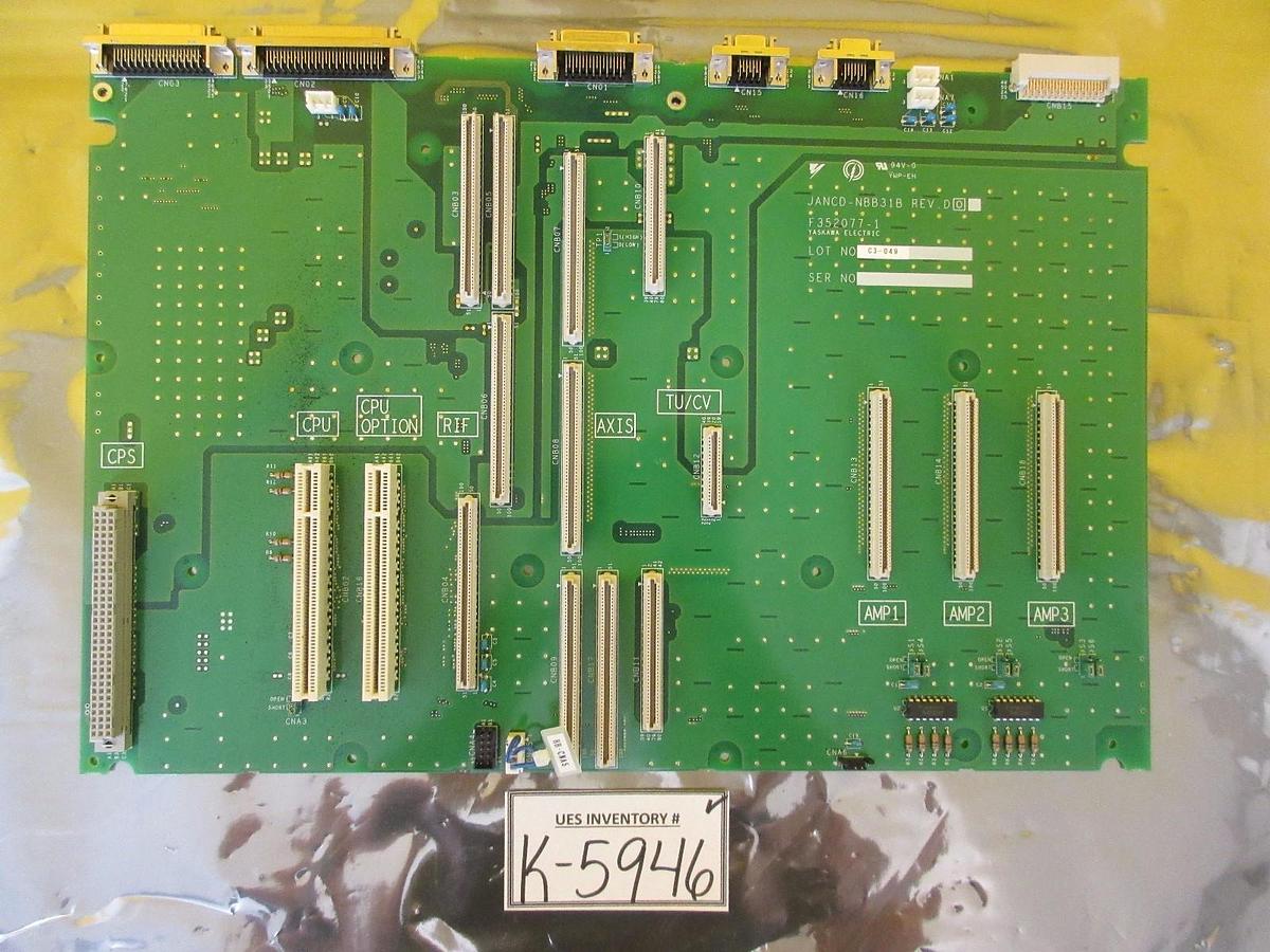 Used Yaskawa Electric JANCD-NBB31B Backplane PCB F352077-1 NXC100 Working Spare