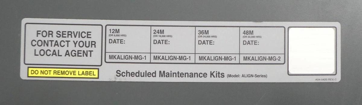 Used Parker ALIGN-HFMG-NA High-Flow Multi-Gas Generator ALIGN Untested Surplus
