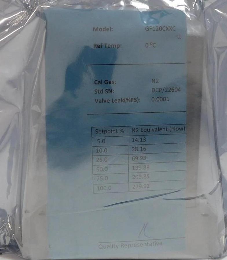 Brooks Instrument GF120C-102774 Mass Flow Controller MFC 100 SCCM N2 New