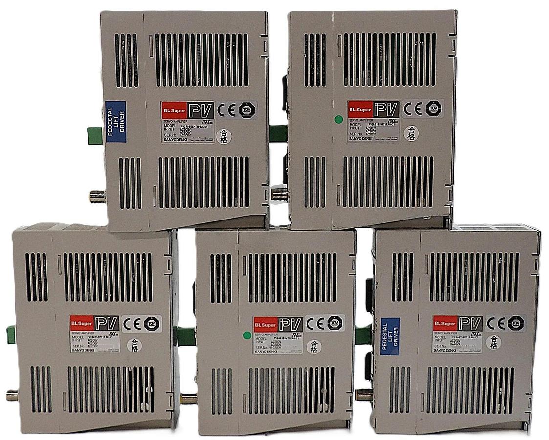 Used Sanyo Denki PV2A015SMT1PA0-C1 Servo Drive BL Super PV AMAT Lot of 5 Working