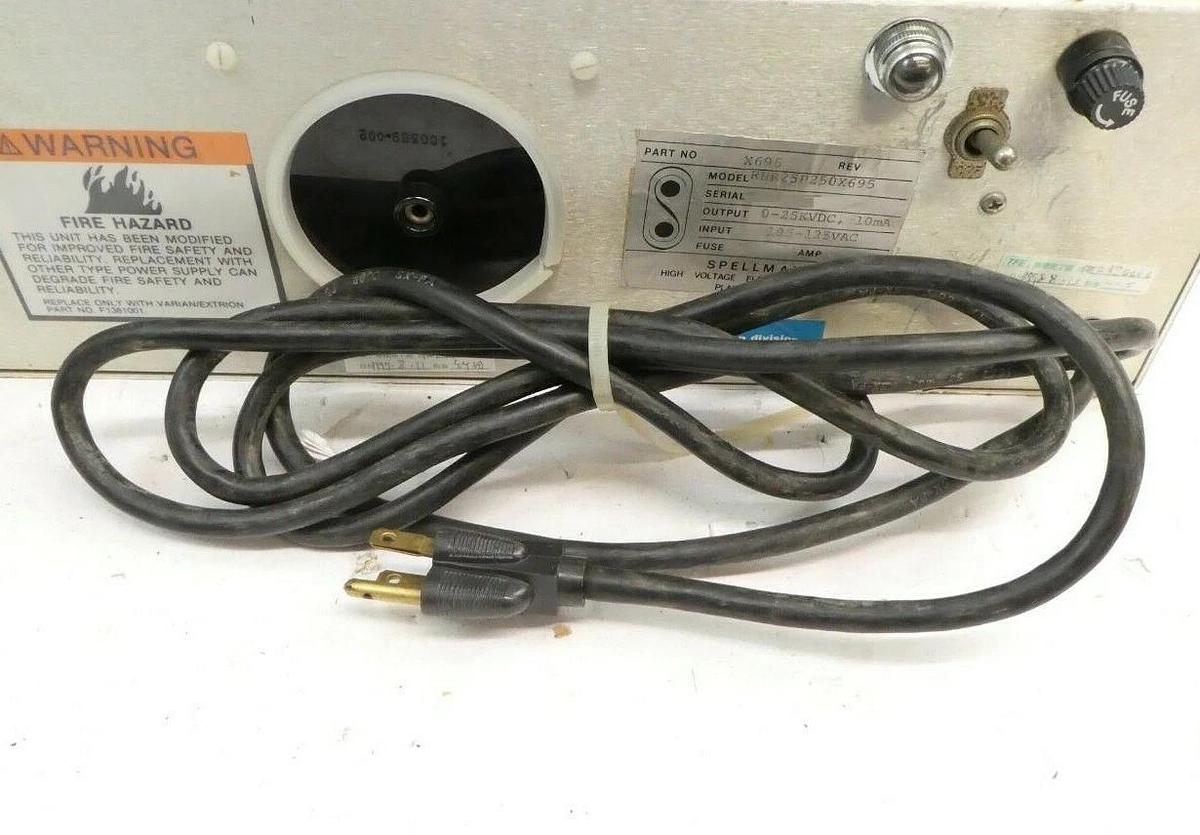 Refurbished Spellman X695 25kV Power Supply RHR25P250X695 Varian F1382001 Refurbished Spare