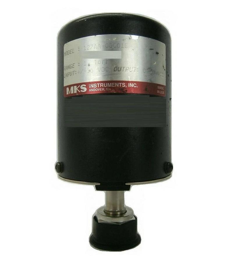 Used MKS Instruments 127AA-00001E Baratron Pressure Transducer 127 Tested Working