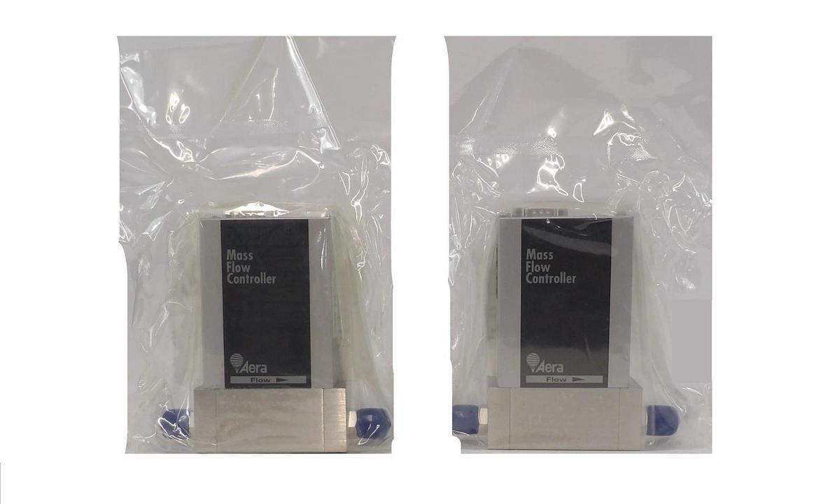 Used Aera TC FC-PA7800C Mass Flow Controller MFC 2 SLM He Lot of 2 New