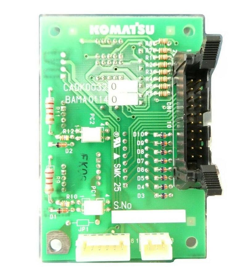 Used Komatsu CADK00320 Panel Display PCB BAMA01140 RCC-300 TEL Lithius Working