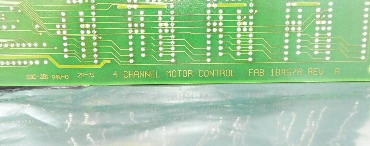 Used Tencor Instruments 186481 4-Channel Motor Control PCB Card 184578 P-2H Working