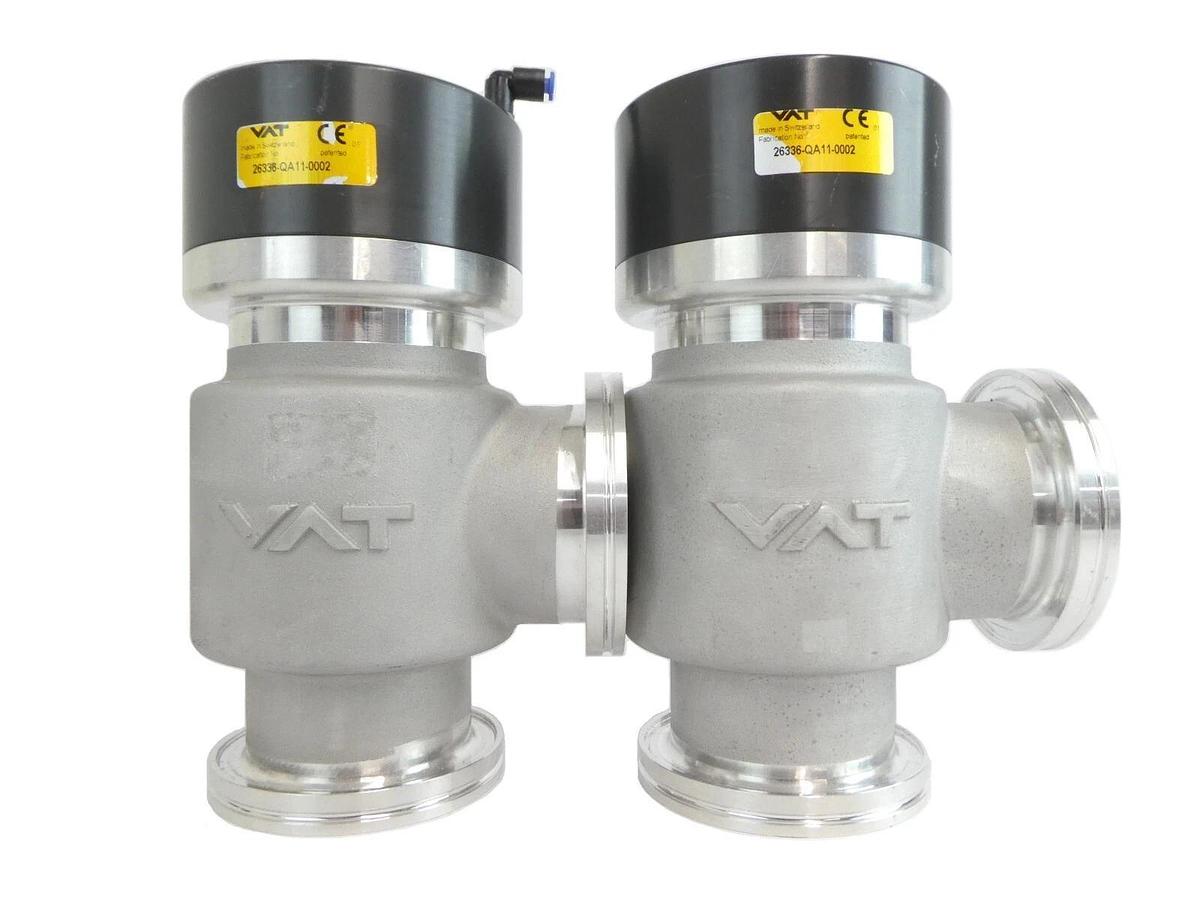Used VAT 26336-QA11-0002 Angle Valve Series 26 Reseller Lot of 2 Working Surplus