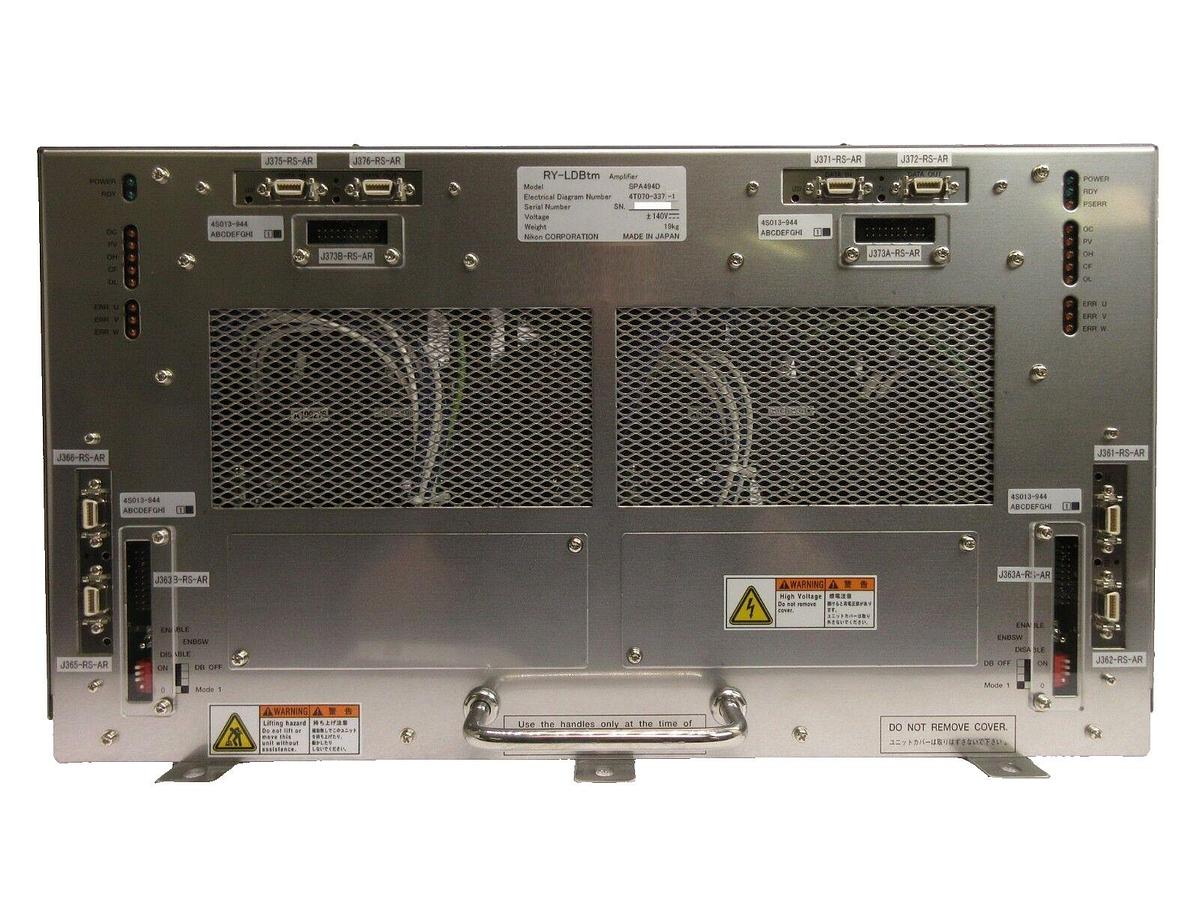Used Nikon 4T070-337-1 RY-LDBtm Amplifier Module SPA494D 4S013-944 NSR Series Working