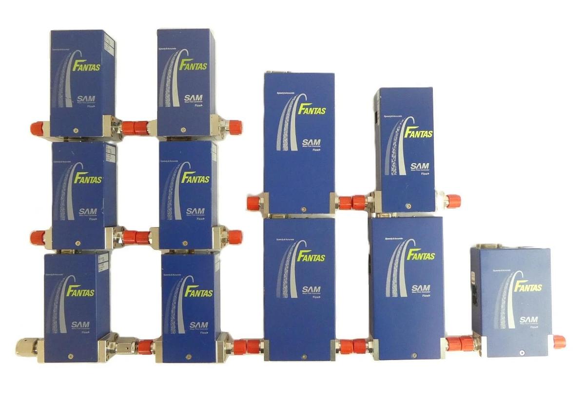 Used Hitachi Metals SAM MFC Mass Flow Controller Reseller Lot of 11 Working Spare