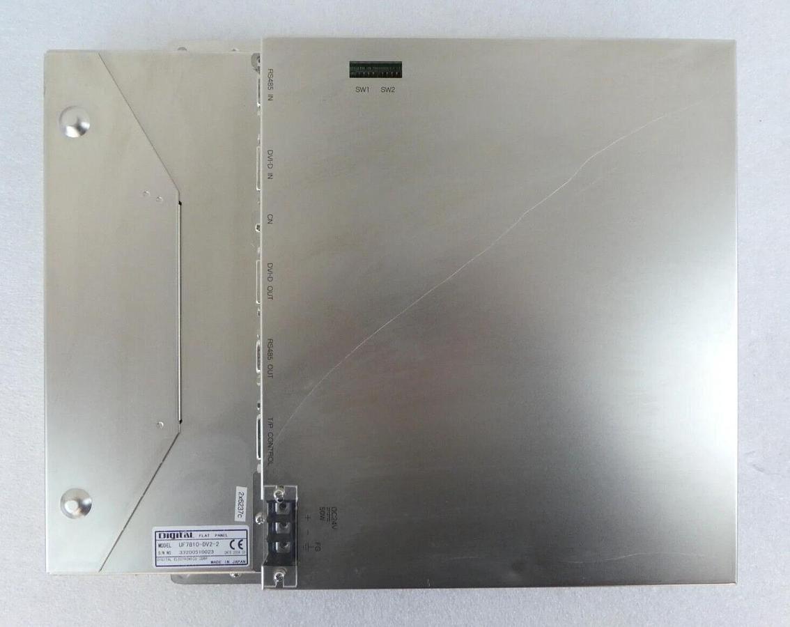 Used Digital Electronics UF7810-DV2-2 15" LCD Flat Panel TEL Tokyo Electron Working