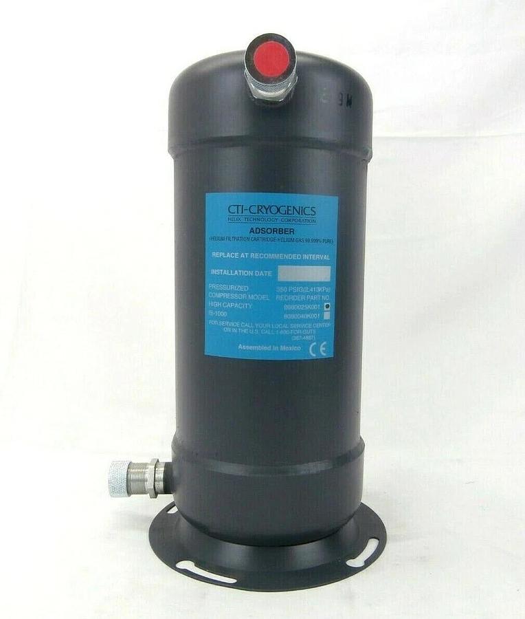 Used CTI-Cryogenics 8080025K001 Adsorber Helium Filtration Cartridge IS-1000 Spare
