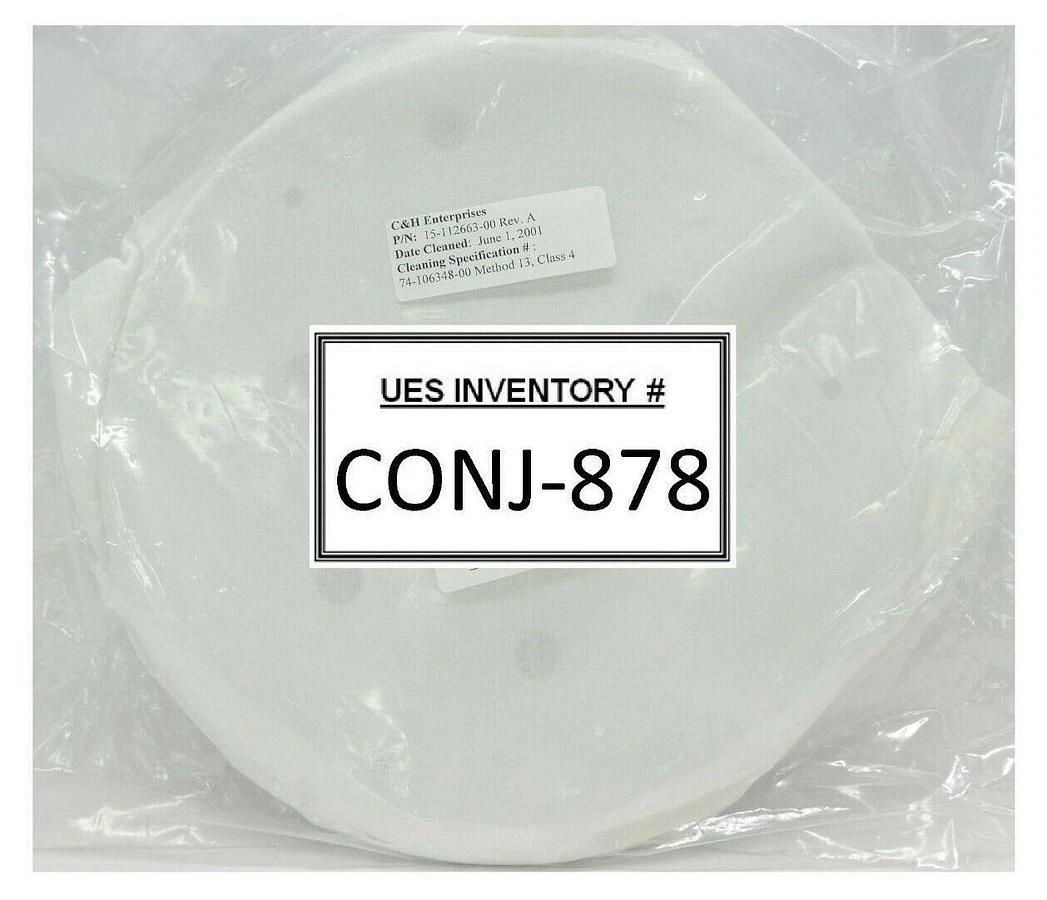 Refurbished Novellus 15-112663-00 Heat Exchanger Showerhead Cap Rev. A OEM Refurbished