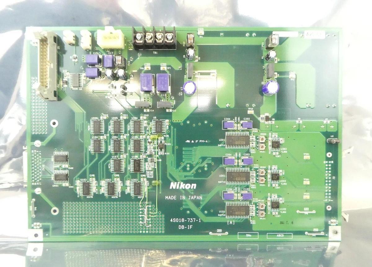 Used Nikon 4S018-737-1 Interface PCB DB-IF WYR Linear Motor Controller NSR Working