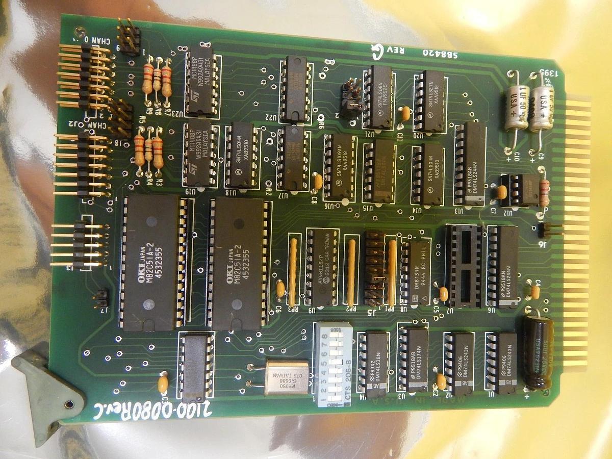 Used Micro/Sys SB8420 PCB Card 2100-0080 SER1 AG Associates 7100-5190-01 4100s Used