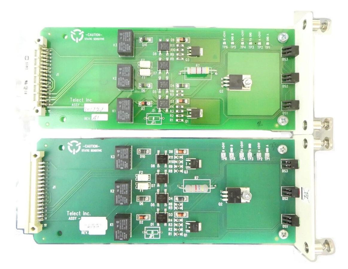 Used Telect 400223 Standard Module Alarm PCB Card 301727 Lot of 2 Working Surplus
