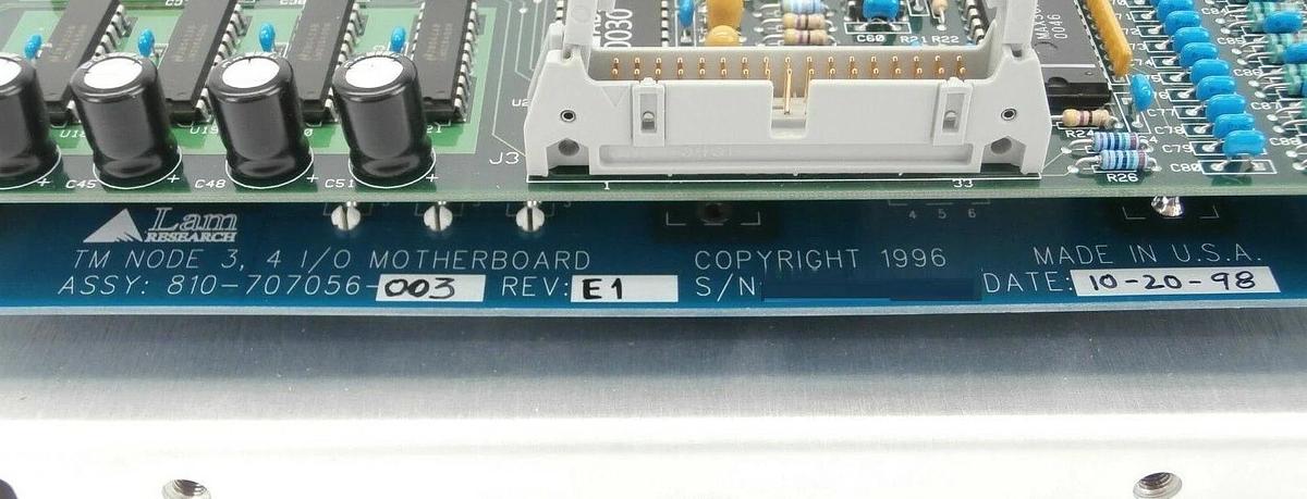 Used Lam Research 810-707056-003 TM Node 3 4 PCB Panel 810-707150-001 Continuum Spare
