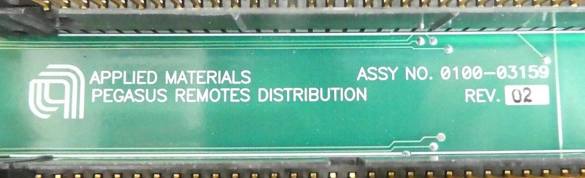 Used AMAT Applied Materials 0100-03159 Pegasus Remotes Distribution PCB Working