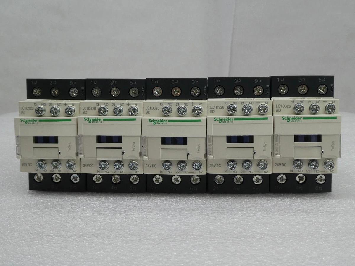 Used Schneider Electric LC1D326BD Contactor TeSys LAD4TBDL Reseller Lot of 5 Used