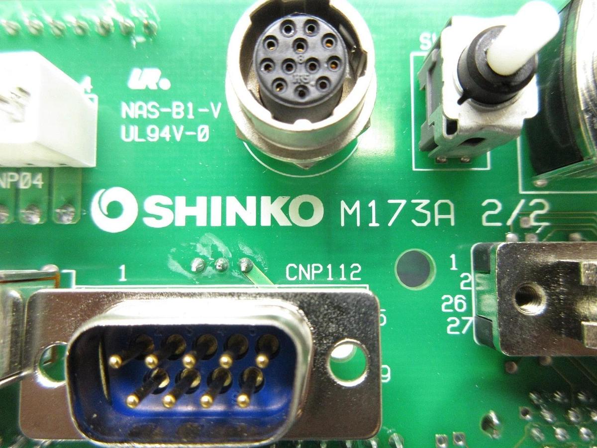 Used Shinko 3ASSYC80630 Operator Interface PCB with Key M173A 2/2 Asyst VHT5-1-1 Used