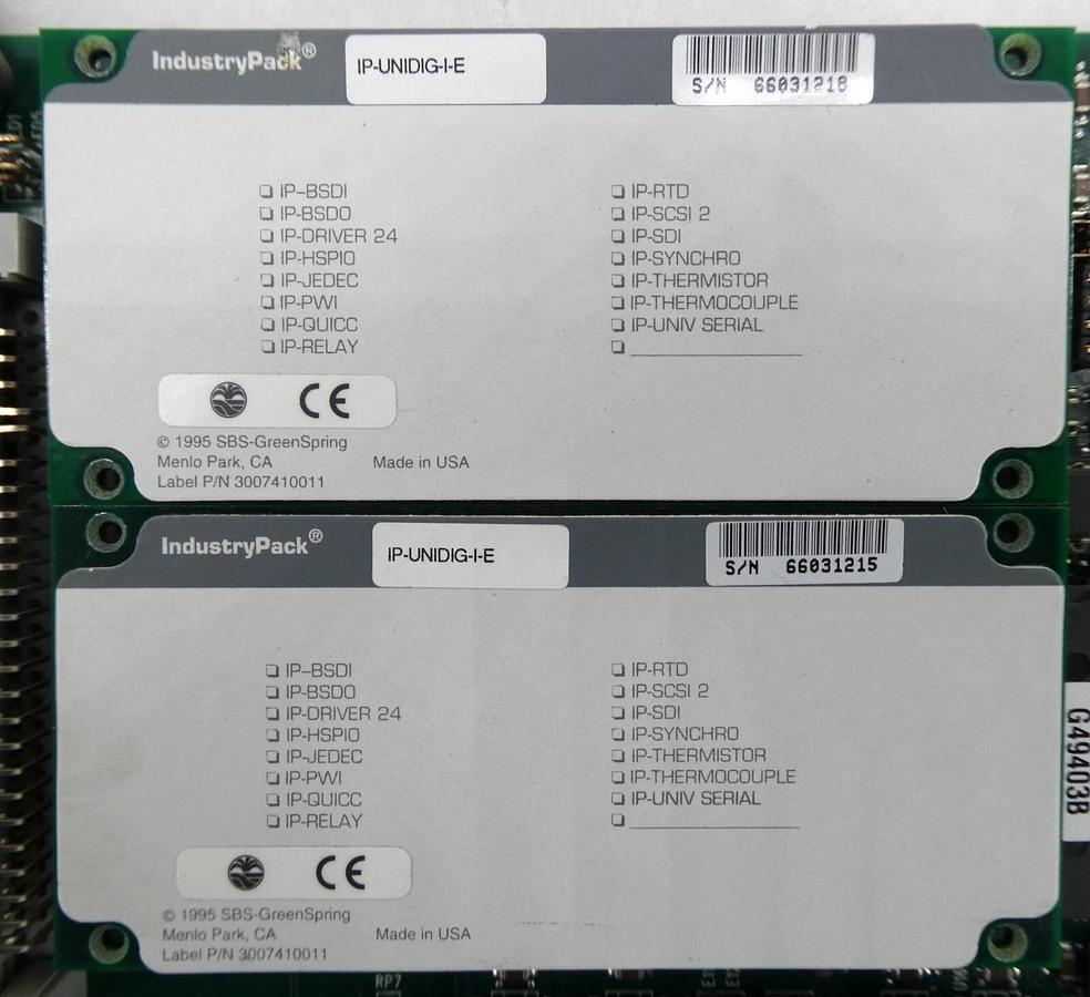 Used Greenspring Computers VIP616 Rev C2 Industry Pack PCB Card Working Surplus