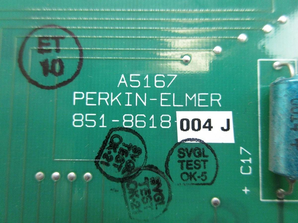 Used Perkin-Elmer 851-8618-004 Processor PCB Card A5167 Rev. J SVG ASML 90S Used
