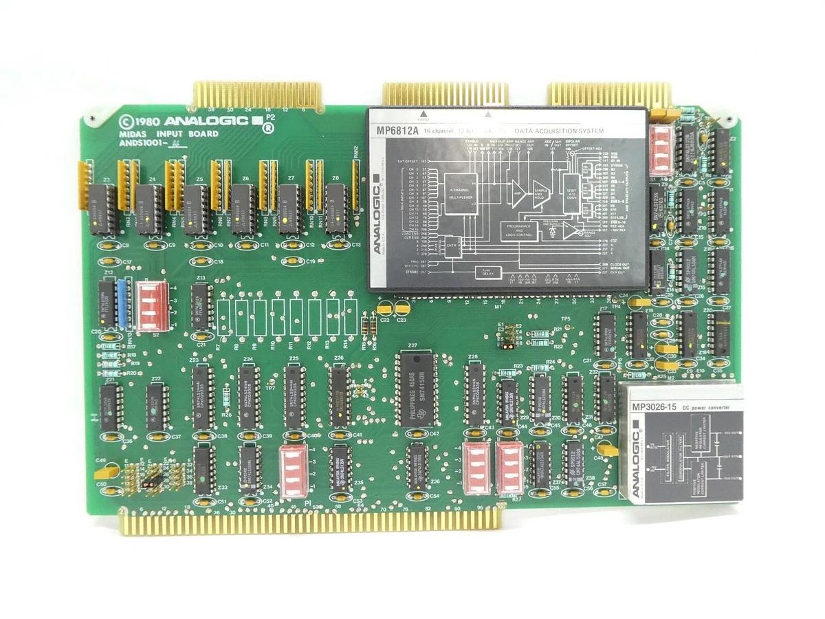 Refurbished Analogic ANDS1001-4 32 Channel MUX ADC PCB Card Varian F9092004 OEM Refurbished
