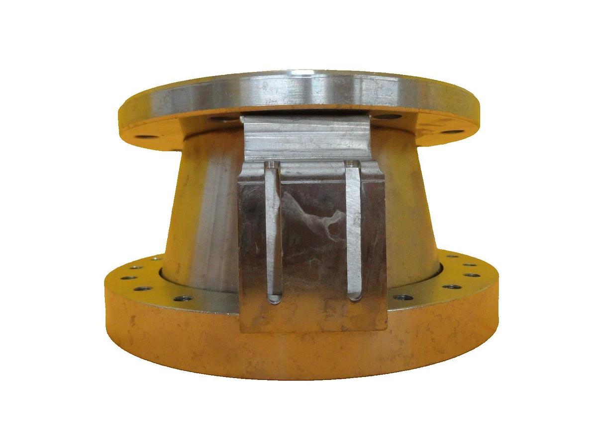 Used MKS Instruments Conical Reducer Nipple HPS DN150CF to 7.25" Grooved 8-Hole Spare