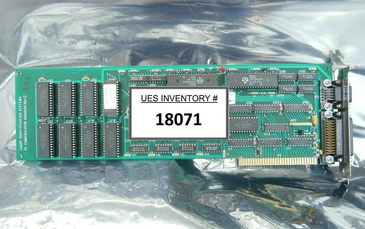 Used Laser Identification Systems 6050029 PC Communicator PCB Lumonics LW-CO2 Used