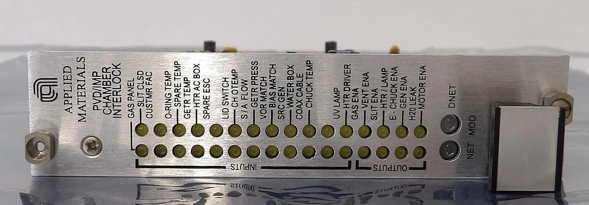 Used AMAT Applied Materials 0190-00285 PVD/IMP Chamber Interlock PCB Card Working