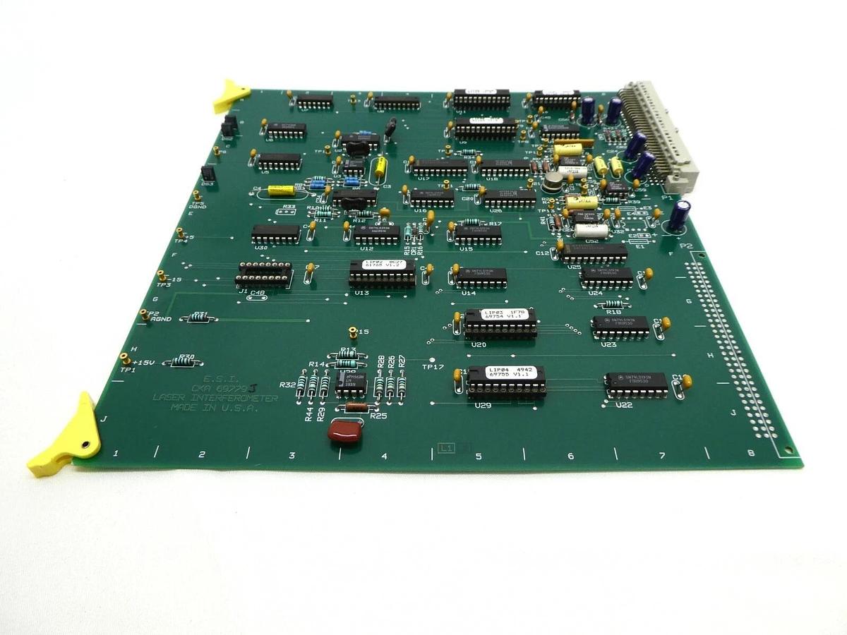 Used ESI Electro Scientific Industries CKA 69779 Laser Interferometer PCB Card Spare