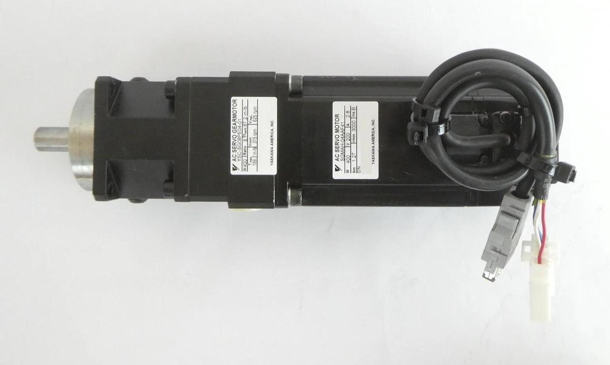 Used Yaskawa SGMAH-04AAF41 YSC-SGMAV-04-001 Servo Motor Lot of 4 Working Surplus