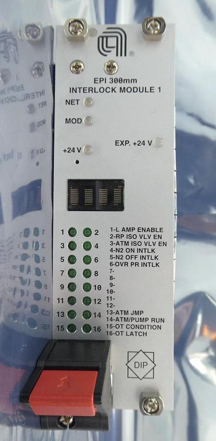 Used DIP 15049804 EPI 300mm Interlock Module 1 DIP498 PCB Card AMAT 0190-14285 Spare