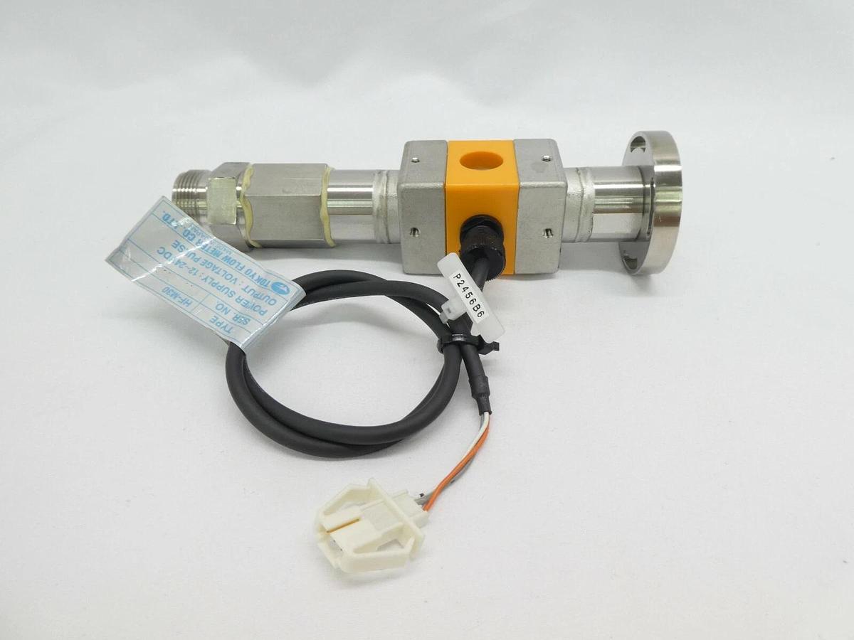 Used Tokyo Flow Meter HF-M30 Helical Inline Flow Meter 2 ~ 20 L/min Lot of 3 Working