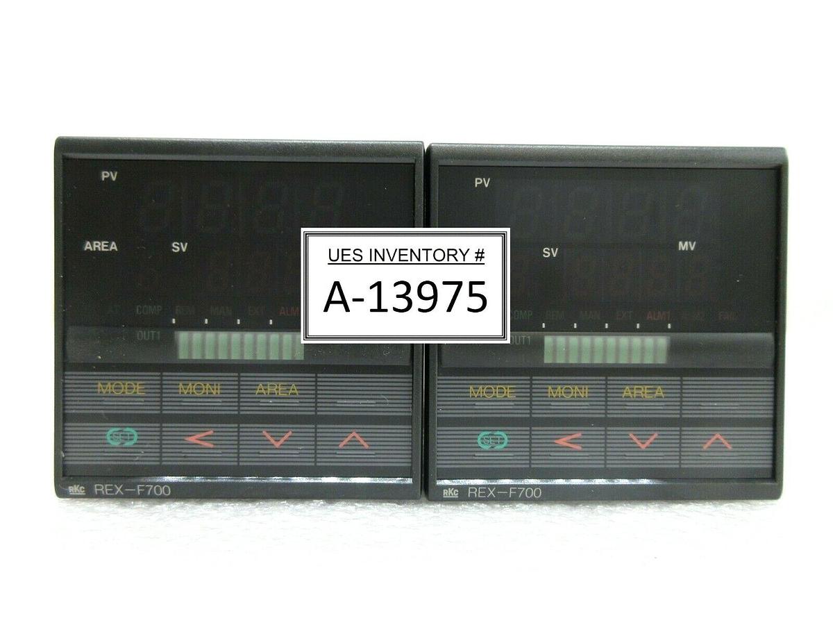 Used RKC Instruments F700FD12-V*CN-NNN-4A Temperature Controller Lot of 2 Used