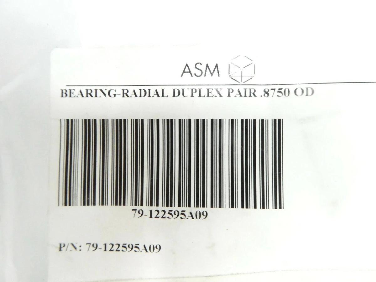 NHBB SSRI-1438ZZ Radial Duplex Pair Bearing .8750 ASM 79-122595A09 Lot of 4 New