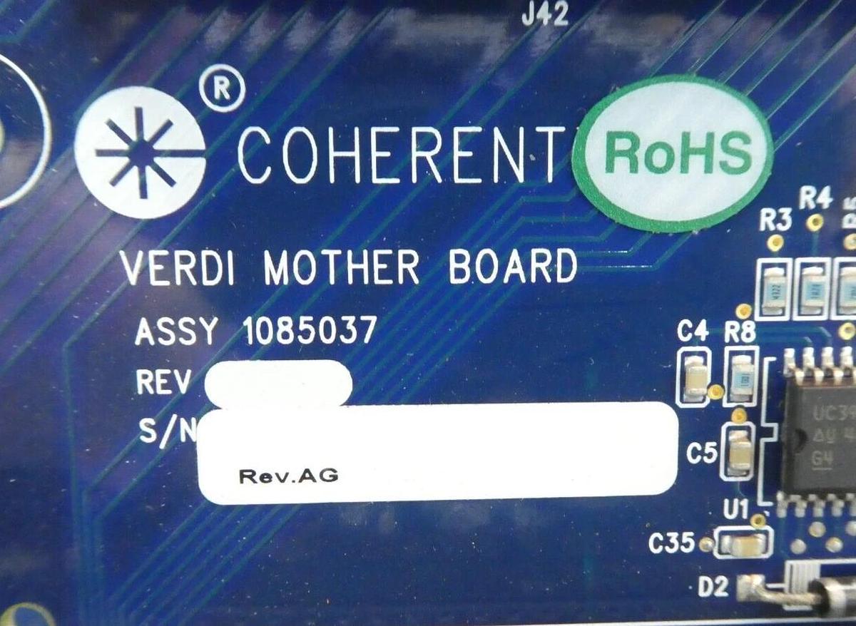 Used Coherent 1085037 Verdi Mother Board 1164578 1085758 Working Surplus