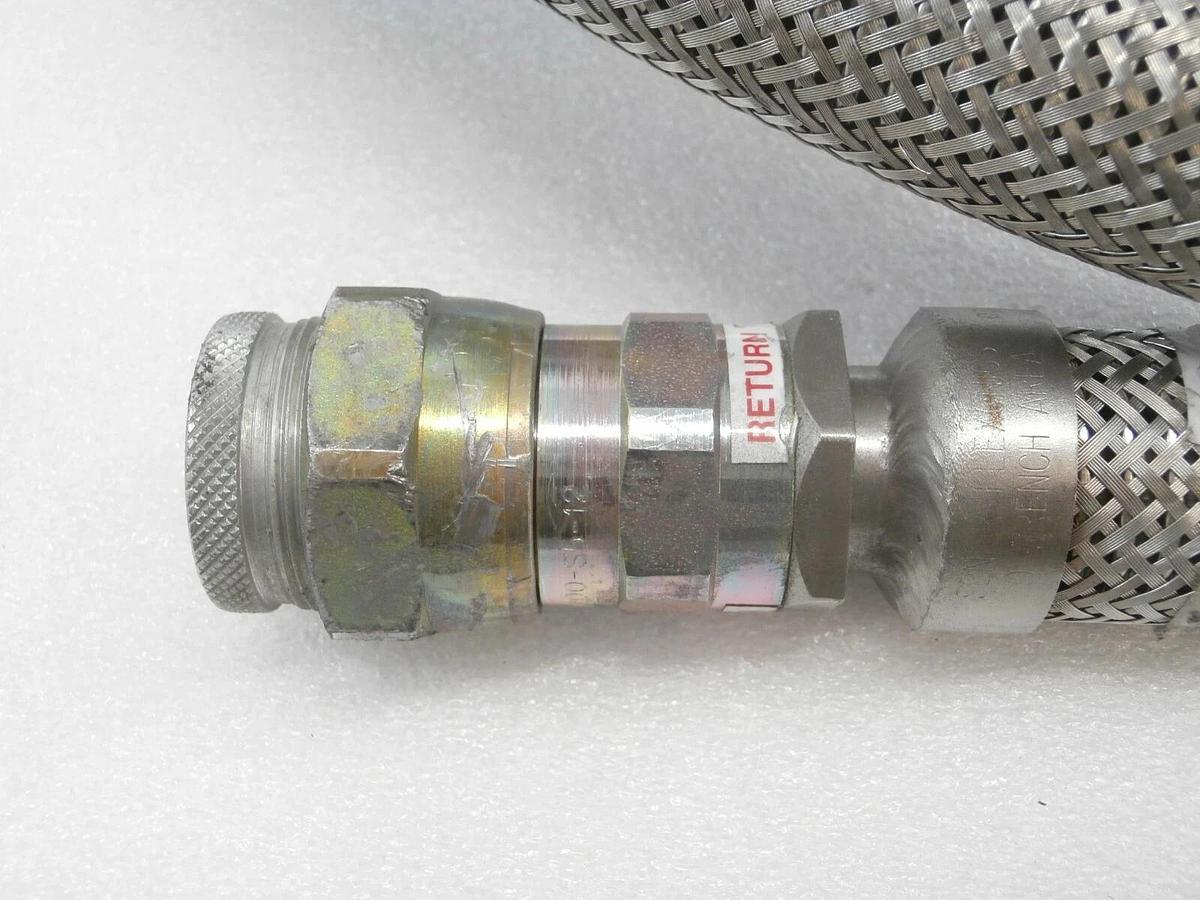 Used CTI-Cryogenics 8043339G600 Cryopump Return CryoLine 50' AMAT 3400-00059 Working