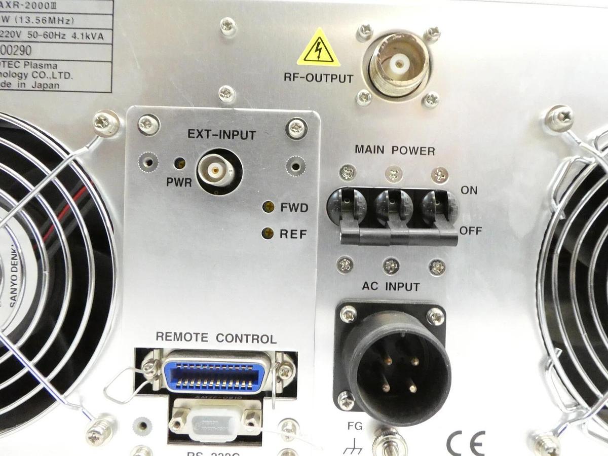 Used ADTEC AXR-2000III Plasma Generator Novellus 27-360919-00 No Key Tested Working