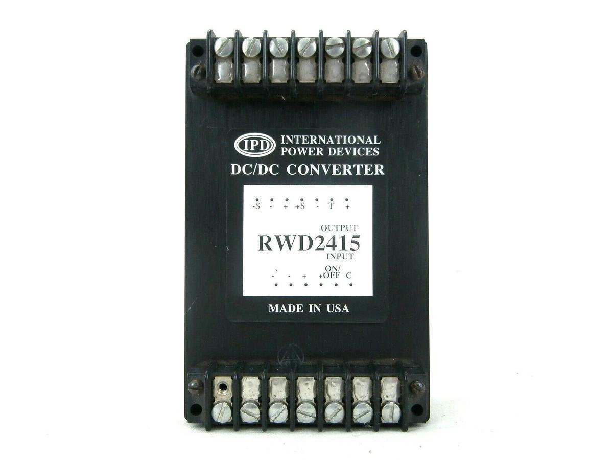 Used IPD International Power Devices RWD2415 DC/DC Converter Used Working