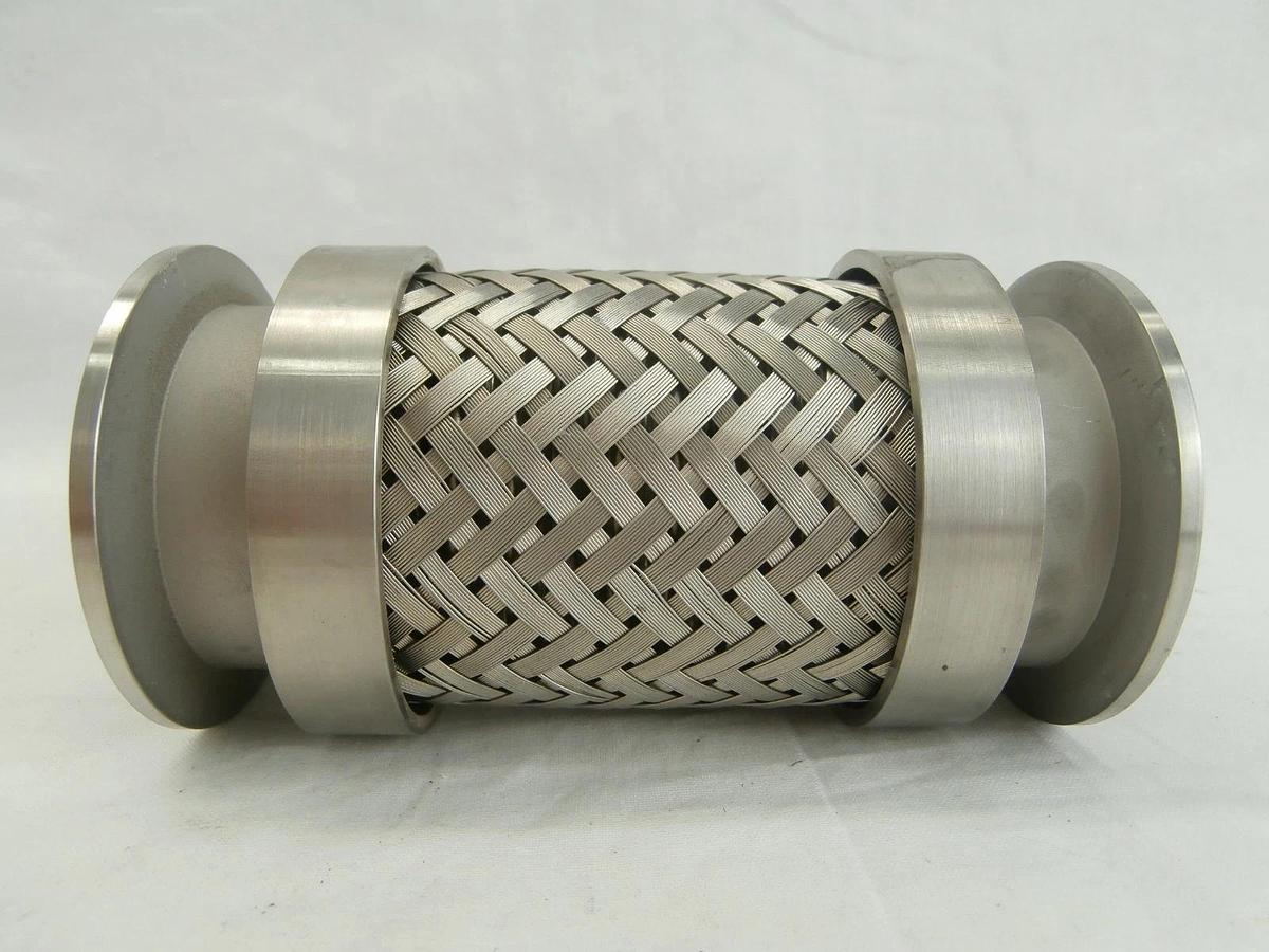 Used Edwards C10517294 Braided Flexible Pipeline Bellows 5.5" NW50 Used Working