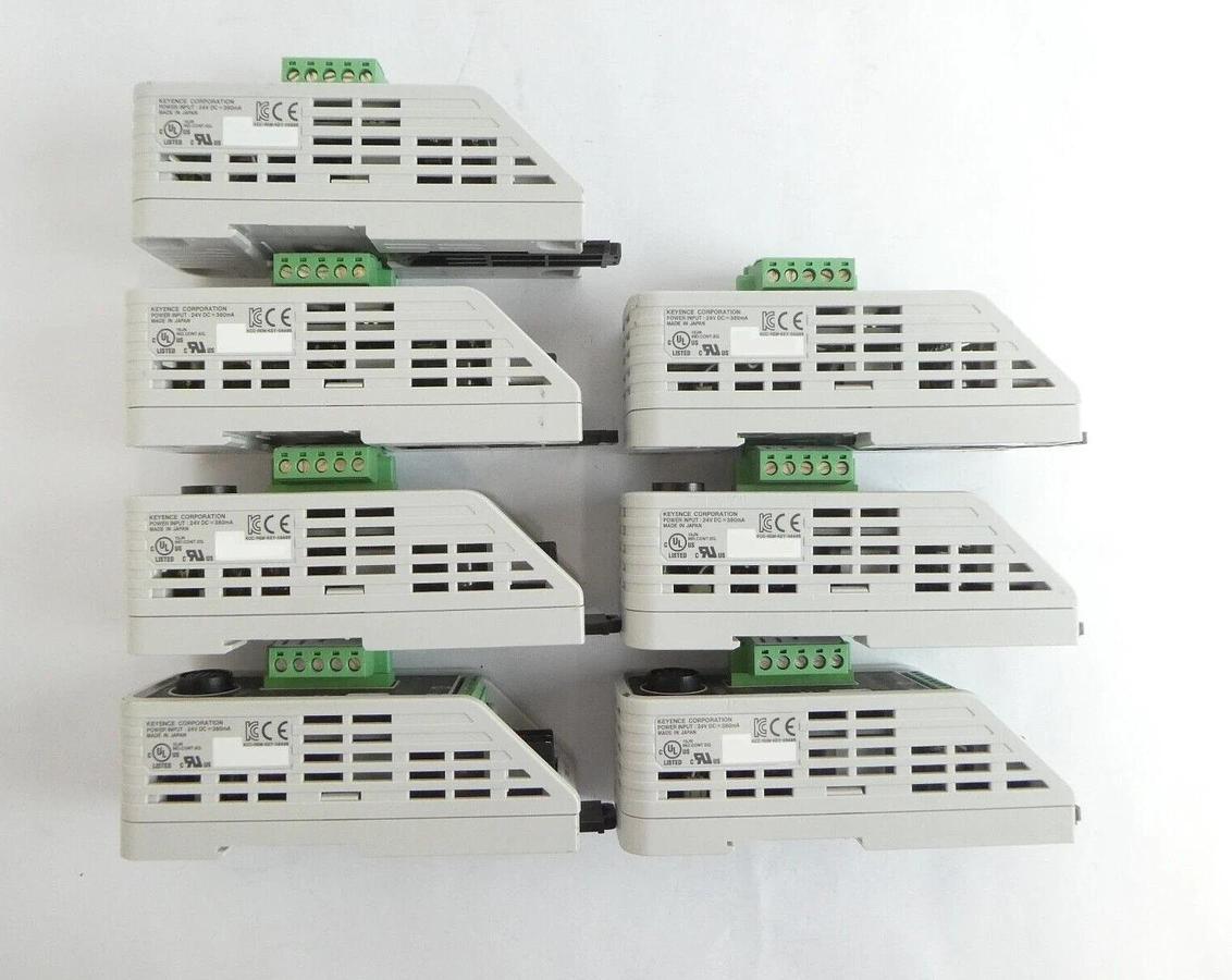 Used Keyence N-R4 Communication Sensor Amplifier Reseller Lot of 20 Working Surplus
