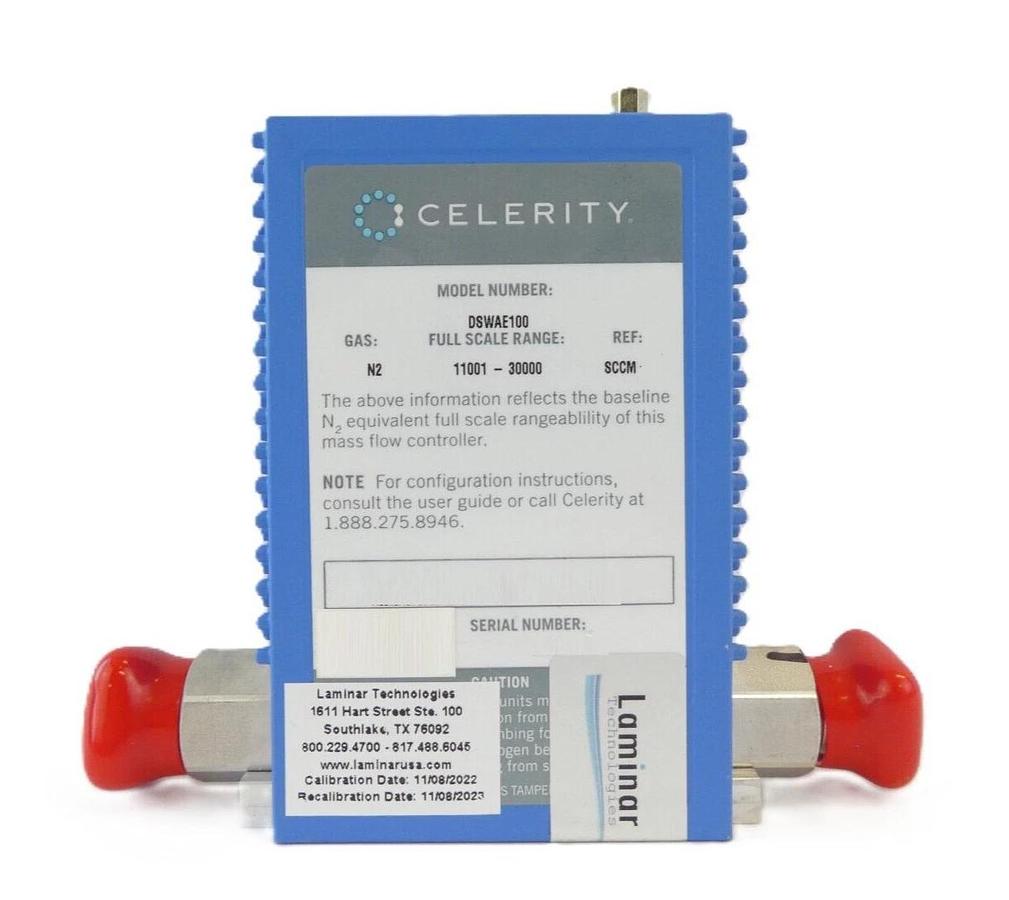 Refurbished Celerity DSWAE100 Mass Flow Controller MFC IN2 AMAT 3030-14054 OEM Refurbished